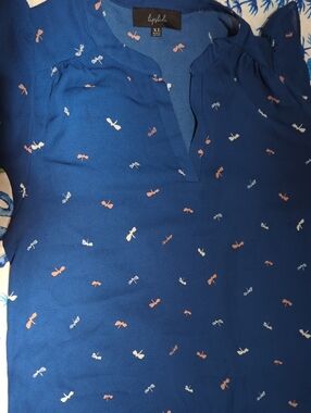Dragonfly Print Blouse